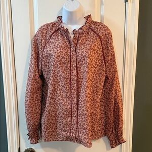 Floral Long Sleeve Blouse